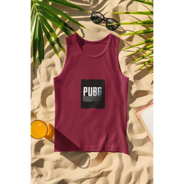 Pubg Tank Top Maroon