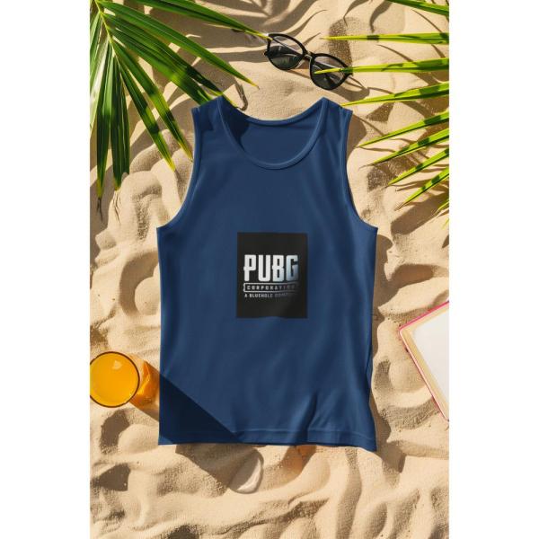 Pubg Tank Top Navy Blue
