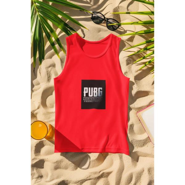 Pubg Tank Top Red