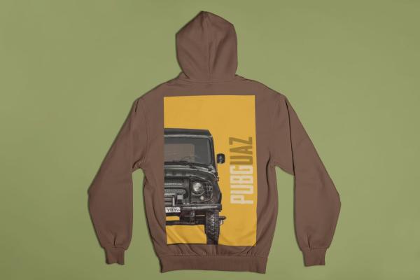 Pubg UAZ Hoodie Brown