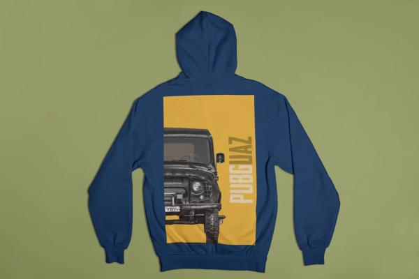 Pubg UAZ Hoodie Navy Blue