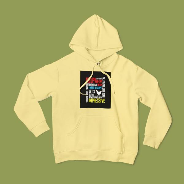 Pubg Voice Chat Hoodie Beige