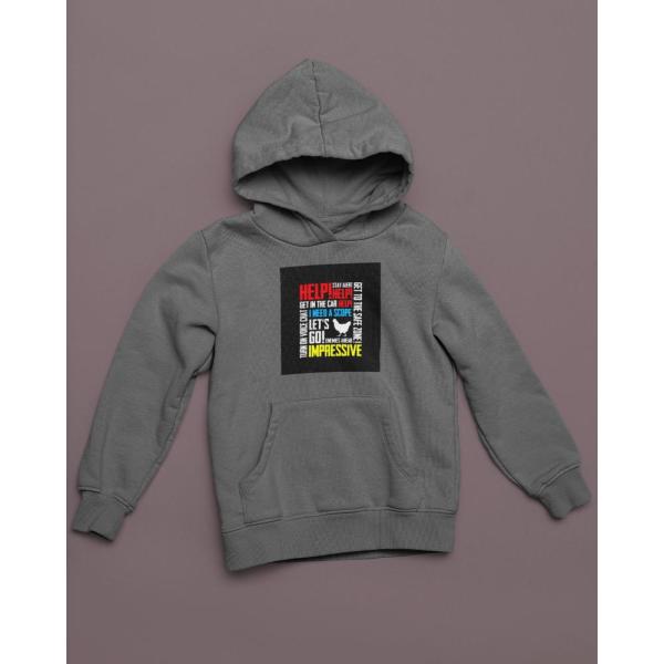 Pubg Voice Chat Hoodie Grey