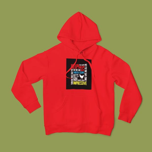 Pubg Voice Chat Hoodie Red