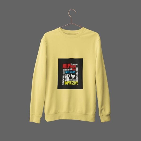Pubg Voice Chat Sweatshirt Beige (1)
