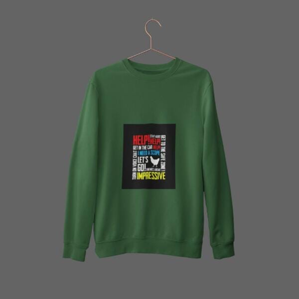Pubg Voice Chat Sweatshirt Bottle Green (1)