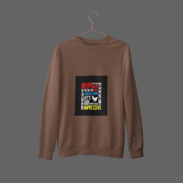 Pubg Voice Chat Sweatshirt Brown (1)