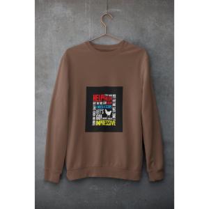 Pubg Voice Chat Sweatshirt Brown