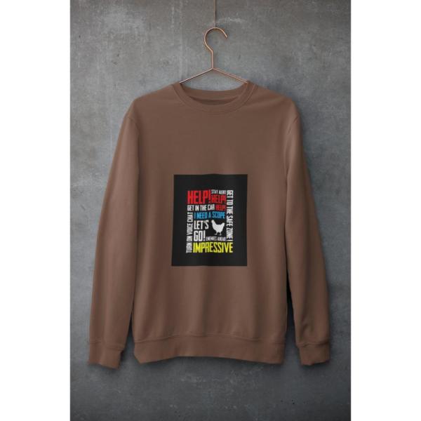 Pubg Voice Chat Sweatshirt Brown