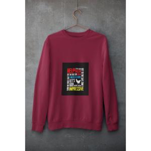 Pubg Voice Chat Sweatshirt Maroon