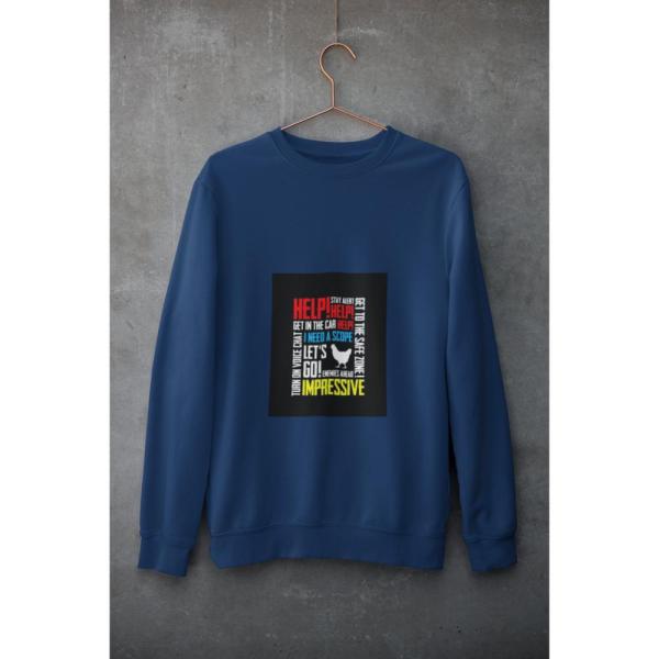 Pubg Voice Chat Sweatshirt Navy Blue