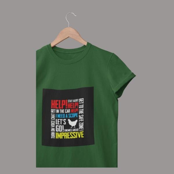 Pubg Voice Chat T-Shirt Bottle Green