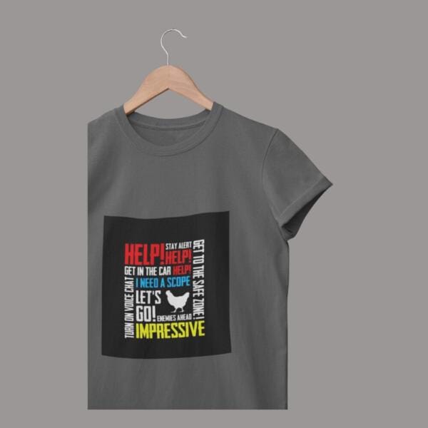 Pubg Voice Chat T-Shirt Grey