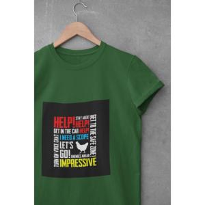 Pubg Voice Chat T-shirt Bottle Green