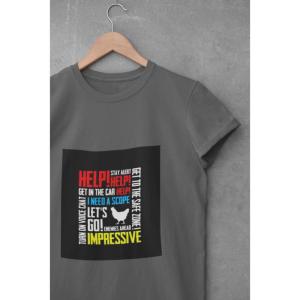 Pubg Voice Chat T-shirt Grey