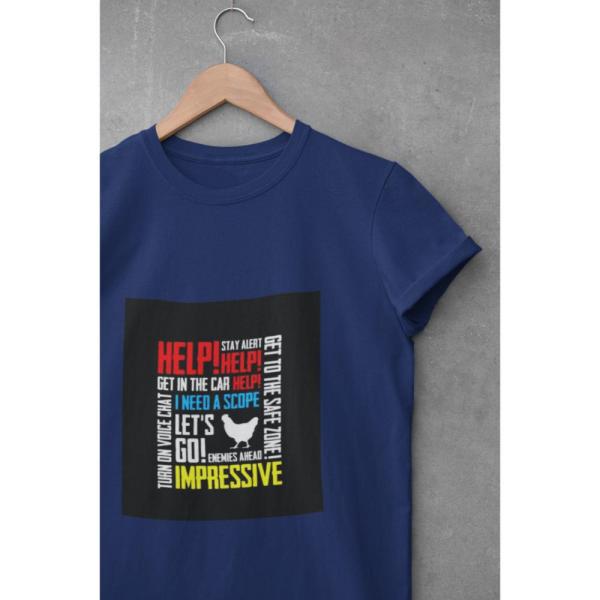 Pubg Voice Chat T-shirt Navy Blue