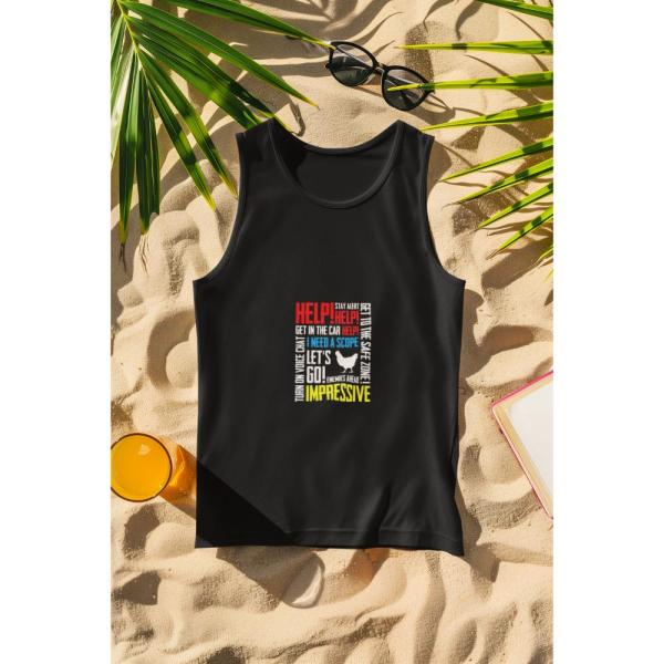 Pubg Voice Chat Tank Top Black
