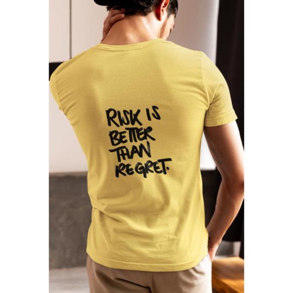 Risk Is Better Than Regret T-shirt Beige