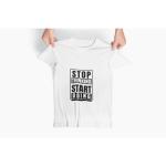 Stop Thinking Start Doing T-shirt White