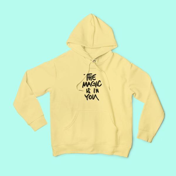 The Magic Is In You Hoodie Beige