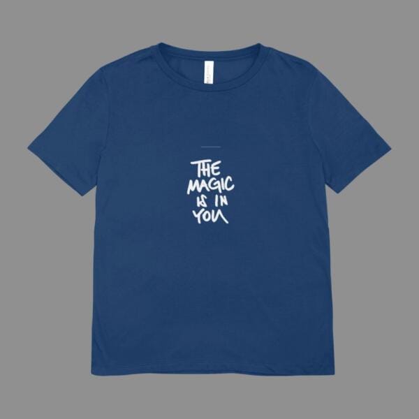 The Magic Is In You T-Shirt Navy Blue