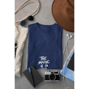The Magic Is In You T-shirt Navy Blue