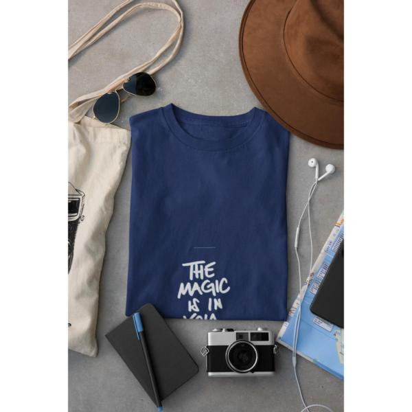 The Magic Is In You T-shirt Navy Blue