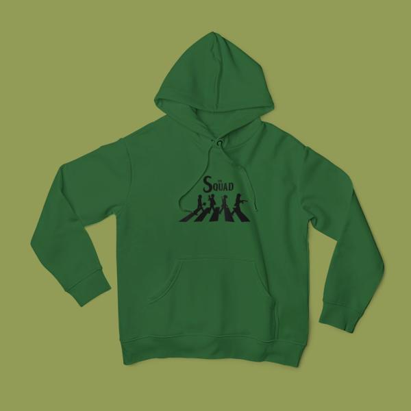 The Squad Hoodie Bottle Green
