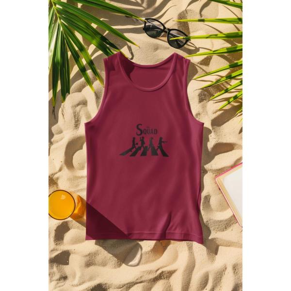 The Squad Tank Top Maroon