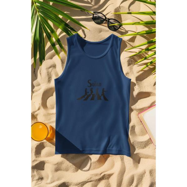The Squad Tank Top Navy Blue