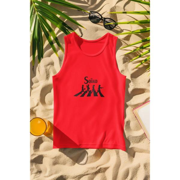 The Squad Tank Top Red