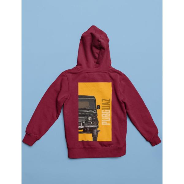 UAZ Hoodie Maroon