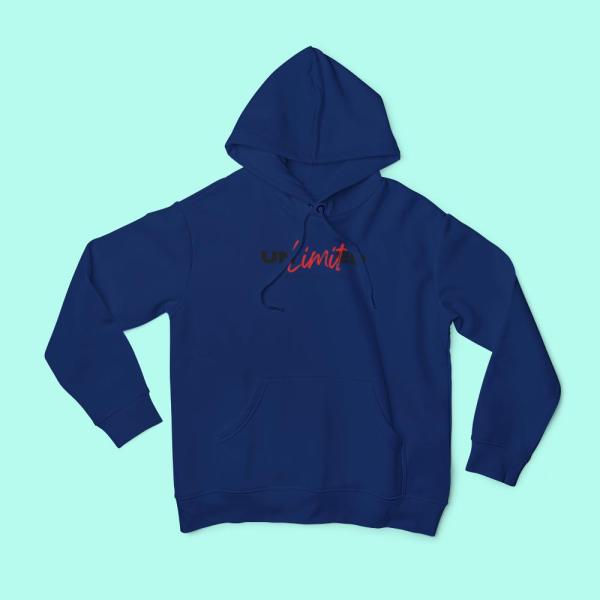 Unlimited Hoodie Navy Blue