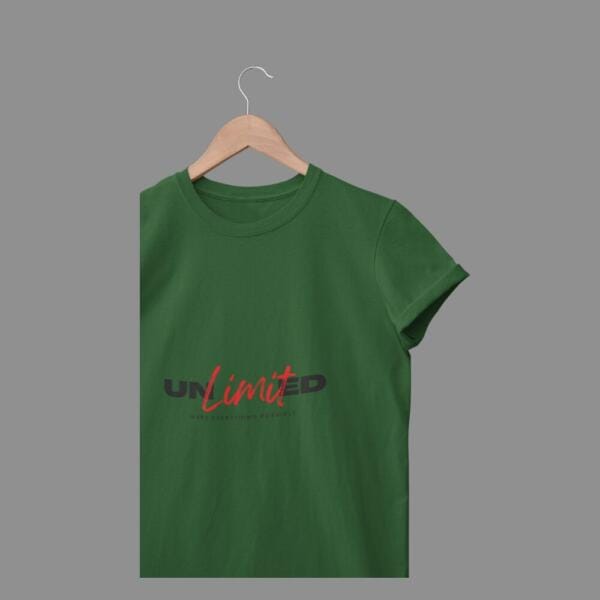Unlimited T-Shirt Bottle Green