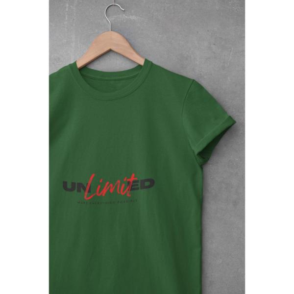 Unlimited T-shirt Bottle Green