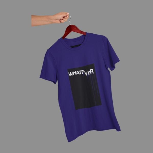 Whatever T-Shirt Navy Blue