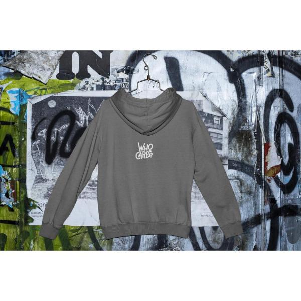Who Cares Hoodie Grey