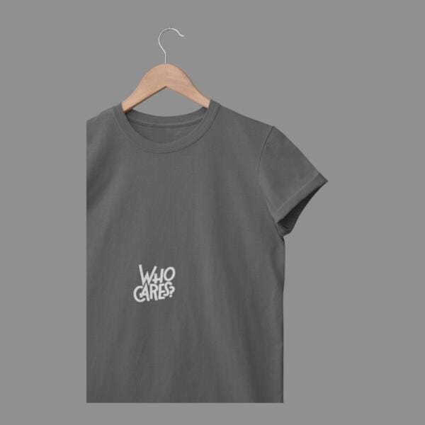 Who Cares T-Shirt Grey