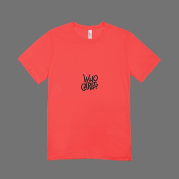 Who Cares T-Shirt Red
