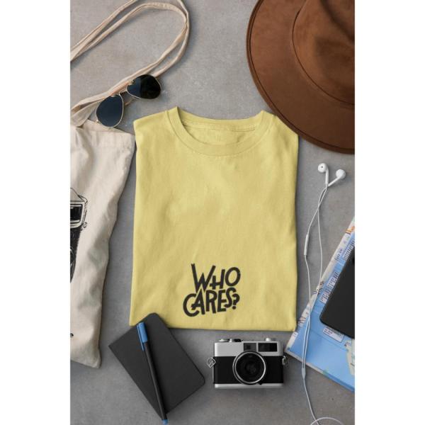 Who Cares T-shirt Beige
