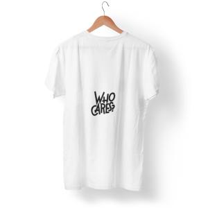 Who Cares T-shirt White