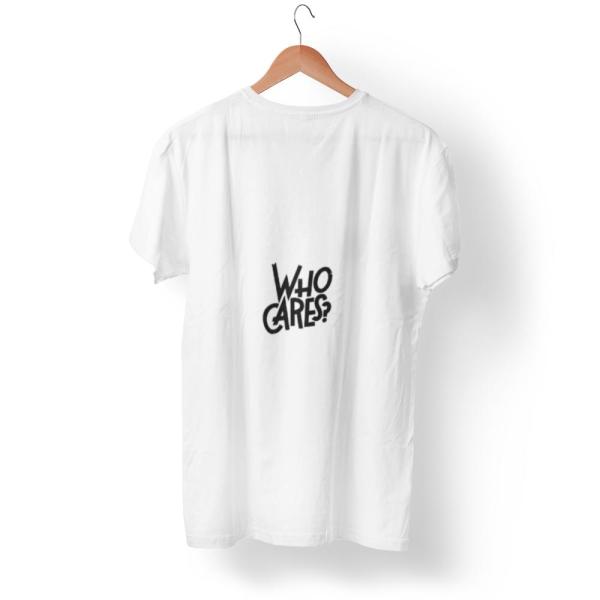 Who Cares T-shirt White Who Cares T-shirt White