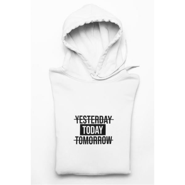 Yesterday Today Tomorrow Hoodie White Yesterday Today Tomorrow Hoodie White
