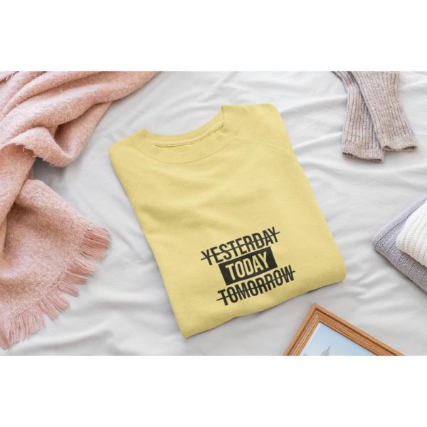 Yesterday Today Tomorrow Sweatshirt Beige