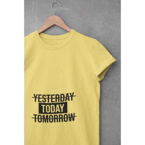 Yesterday Today Tomorrow T-shirt Beige