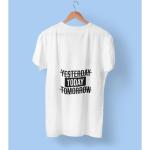 Yesterday Today Tomorrow T-shirt White