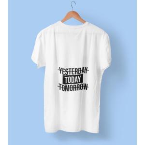 Yesterday Today Tomorrow T-shirt White