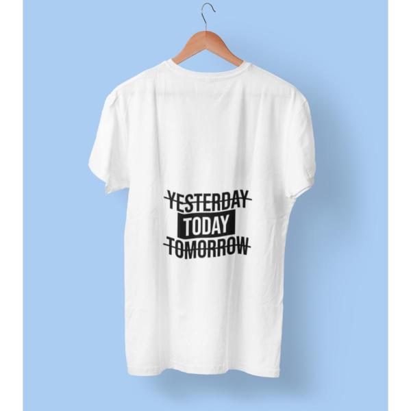Yesterday Today Tomorrow T-shirt White Yesterday Today Tomorrow T-shirt White