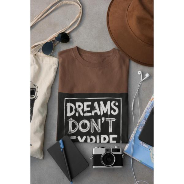 Dreams Don't Expire T-shirt Brown