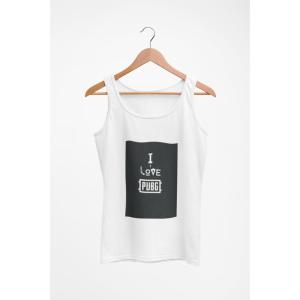 I Love Pubg Tank Top White